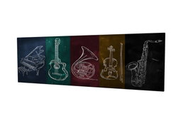Wallity Lienzo Decorativo PC027 Multicolor 30 x 80 cm